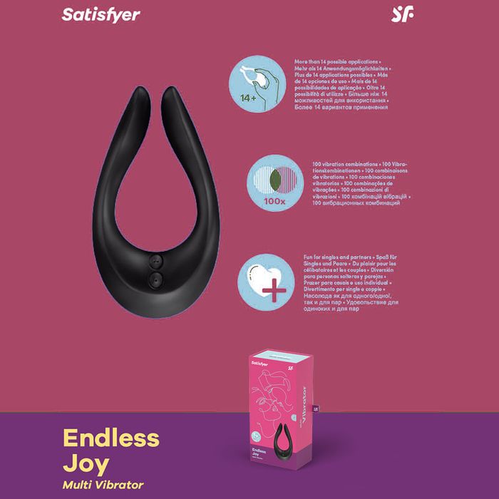 Satisfyer Partner Endless Joy Multifun 2 Rechargeable Couples Stimulator