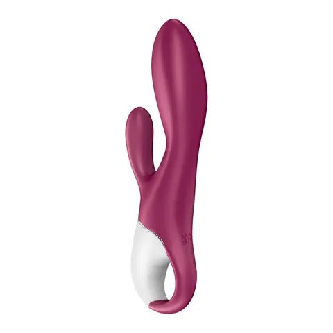 Satisfyer Heated Affair Rechargeable Heated G-Spot Vibrator with App Control - Berry