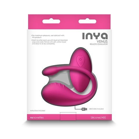 NS Novelties INYA Venus Rechargeable Remote Stimulator - Pink