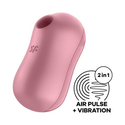 Satisfyer Cotton Candy Clitoral Stimulator - Dark Pink