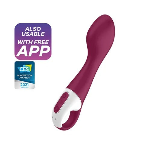 Satisfyer Hot Spot Rechargeable Heated G-Spot Vibrator with App Control