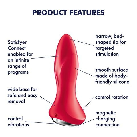 Satisfyer Rotator Plug 1 - Red