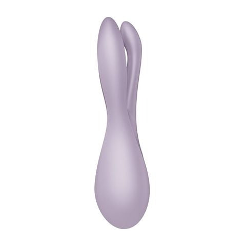 Satisfyer Threesome 2 Rechargeable Vibrator - Violet