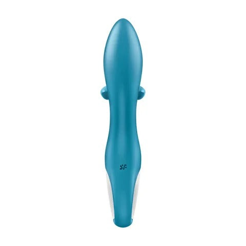 Satisfyer Rechargeable Embrace Me Rabbit Vibrator - Turquoise