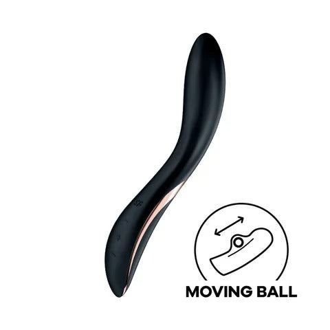 Satisfyer Rrrolling Explosion Rechargeable Vibrator - Black