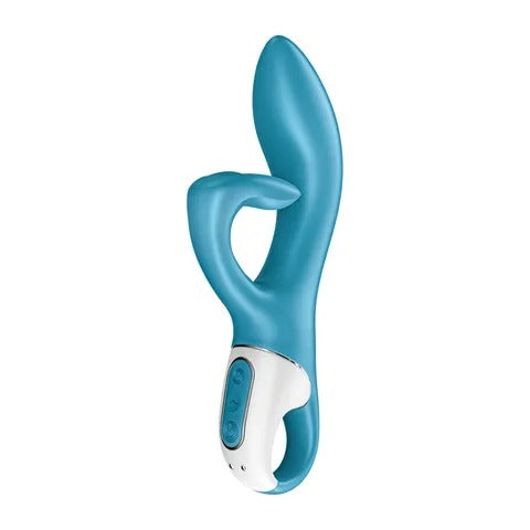 Satisfyer Rechargeable Embrace Me Rabbit Vibrator - Turquoise
