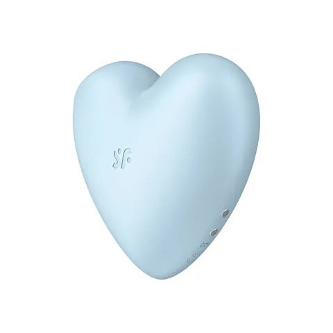 Satisfyer Cutie Heart Air Pulse Clitoral Stimulator - Blue