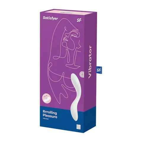 Satisfyer Rrrolling Pleasure Rechargeable Vibrator - White