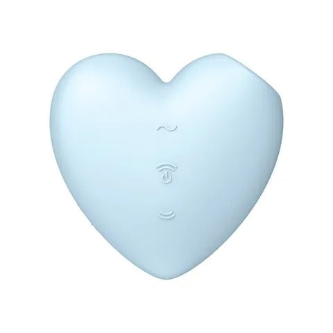 Satisfyer Cutie Heart Air Pulse Clitoral Stimulator - Blue