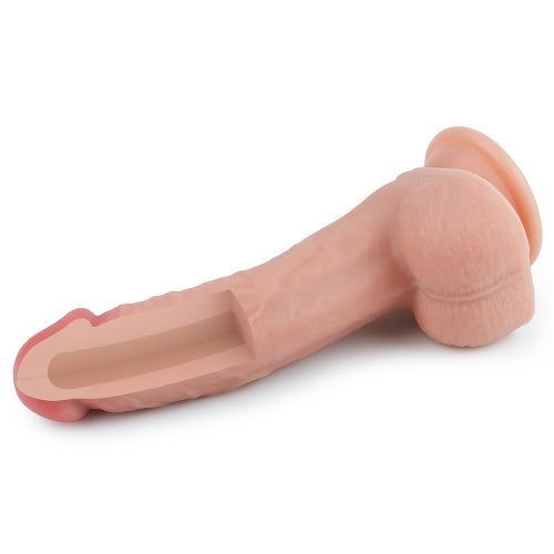 Lovetoy Products Dual Layered Silicone 8" Nature Cock