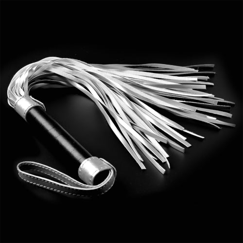 Lovetoy Products Struggle My Flogger - Black & Silver