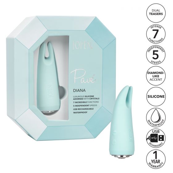Pave by Jopen Diana Rechargeable Jewelled Teaser Vibrator