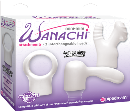 Pipedream Wanachi Mini Mini 3pk Attachments