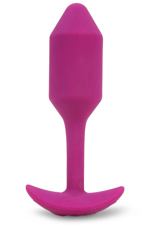 b-Vibe Vibrating Medium Snug Plug - Rose