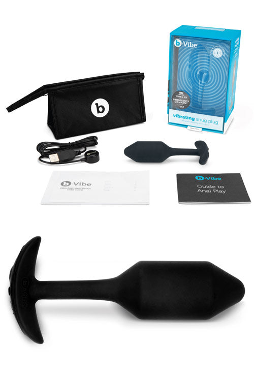 b-Vibe Vibrating Medium Snug Plug 2