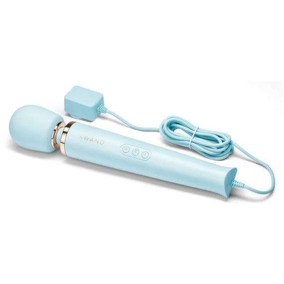 Le Wand Powerful Plug-In Vibrating Massager - Sky Blue