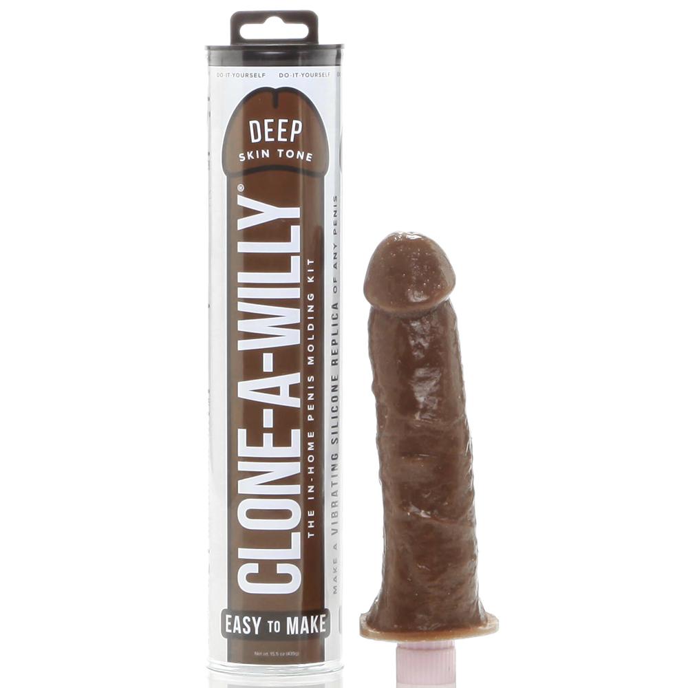 Clone-A-Willy Vibrator - Deep Skin Tone