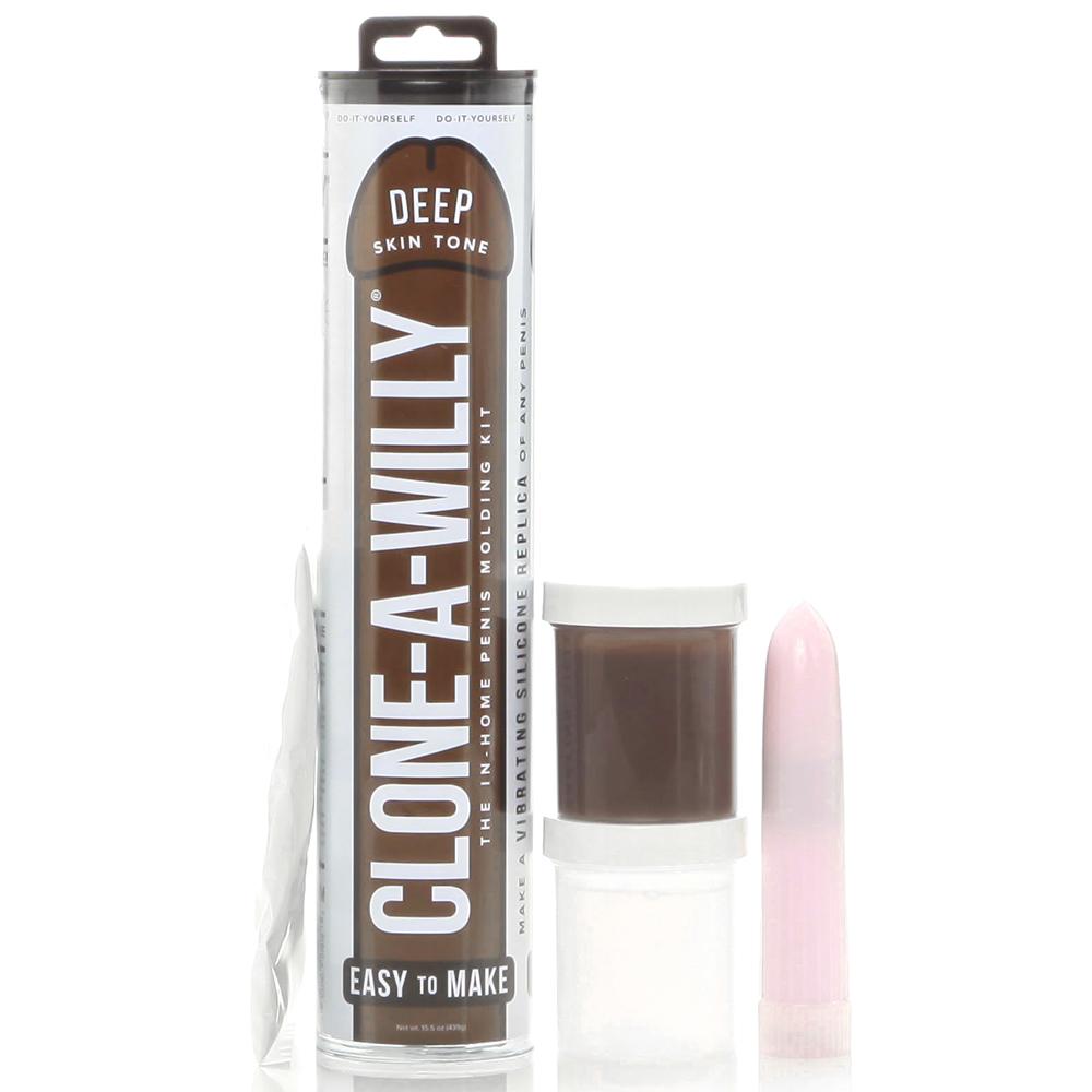 Clone-A-Willy Vibrator - Deep Skin Tone