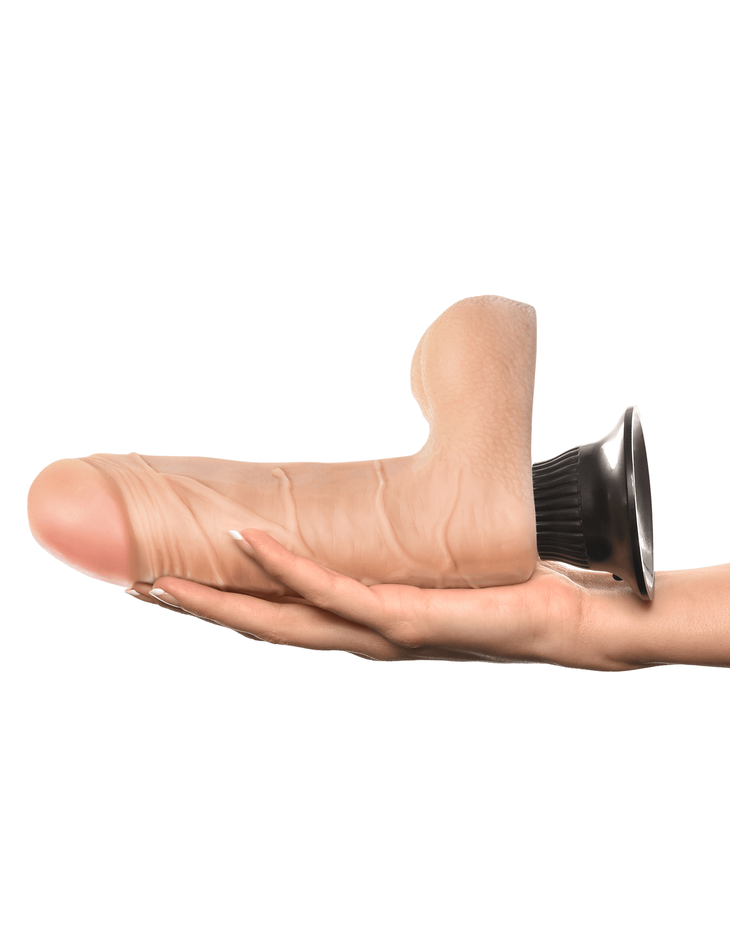 Pipedream Real Feel Deluxe No.4 - 7.5" Suction Cup Vibrating Dong