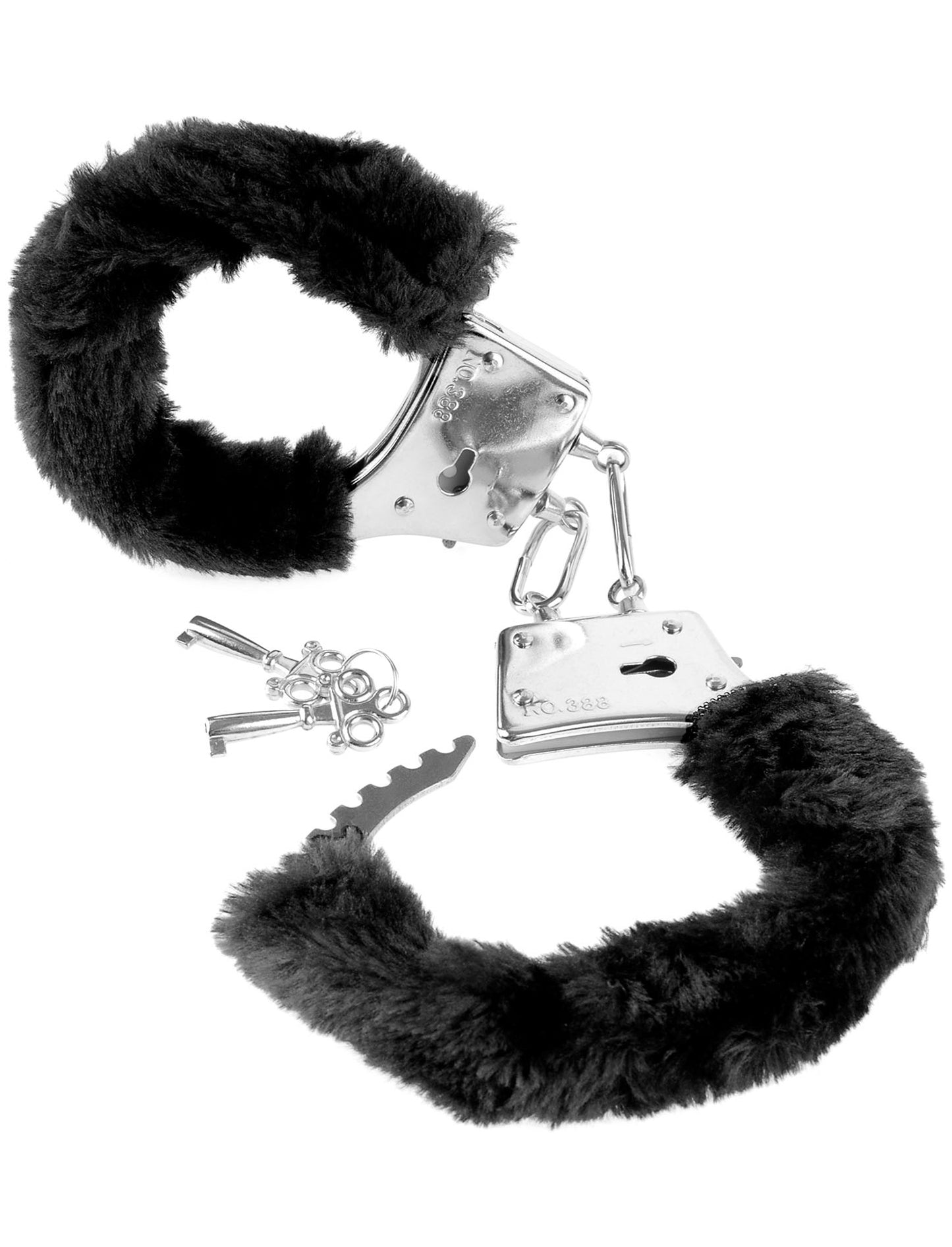 Pipedream Fetish Fantasy Series Beginner's Furry Cuffs - Black