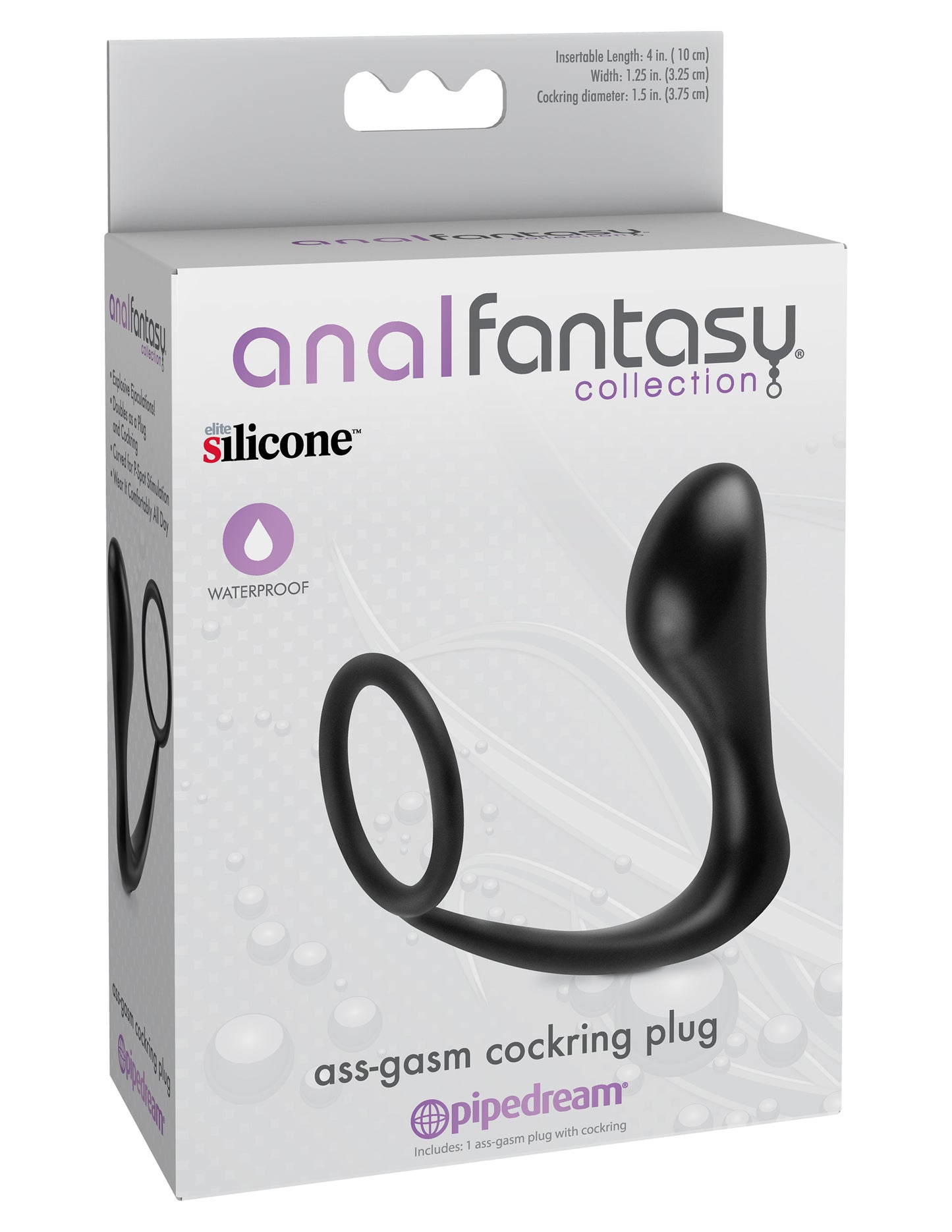 Pipedream Anal Fantasy Collection Ass-Gasm Cockring Plug