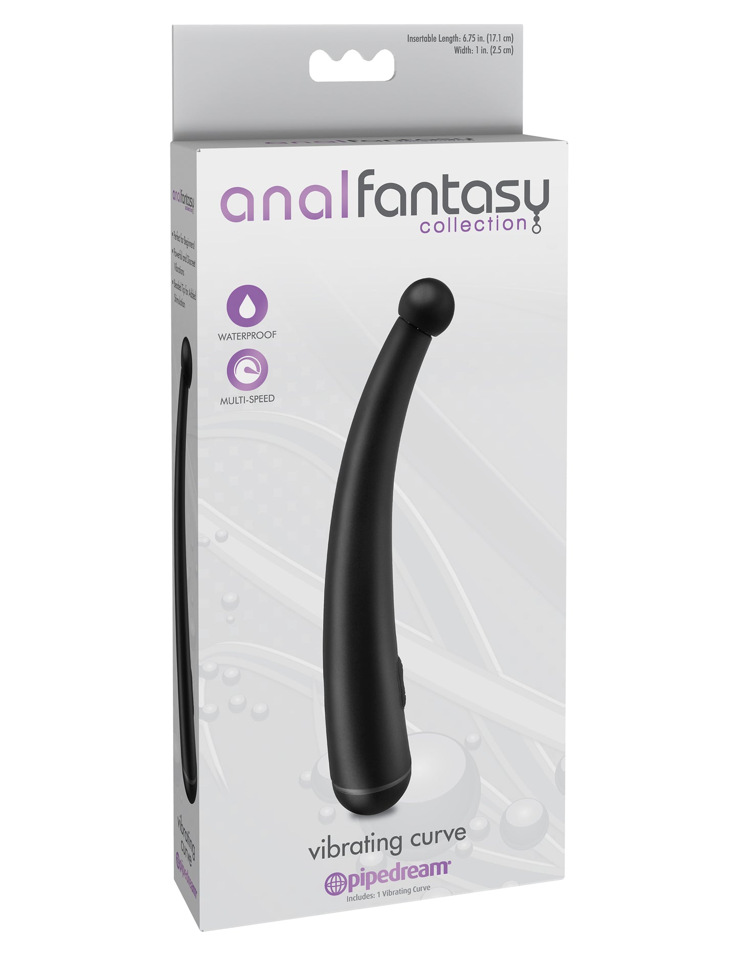 Pipedream Anal Fantasy Collection Vibrating Curve Vibe