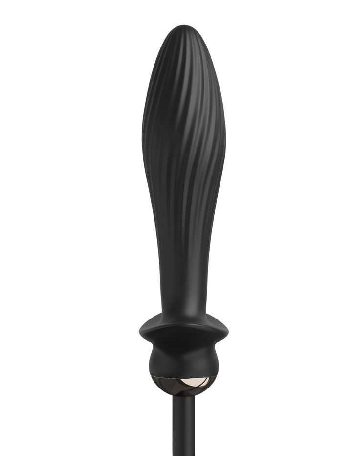 Pipedream Anal Fantasy Elite Collection Auto-Throb Inflatable Vibrating Plug - Black