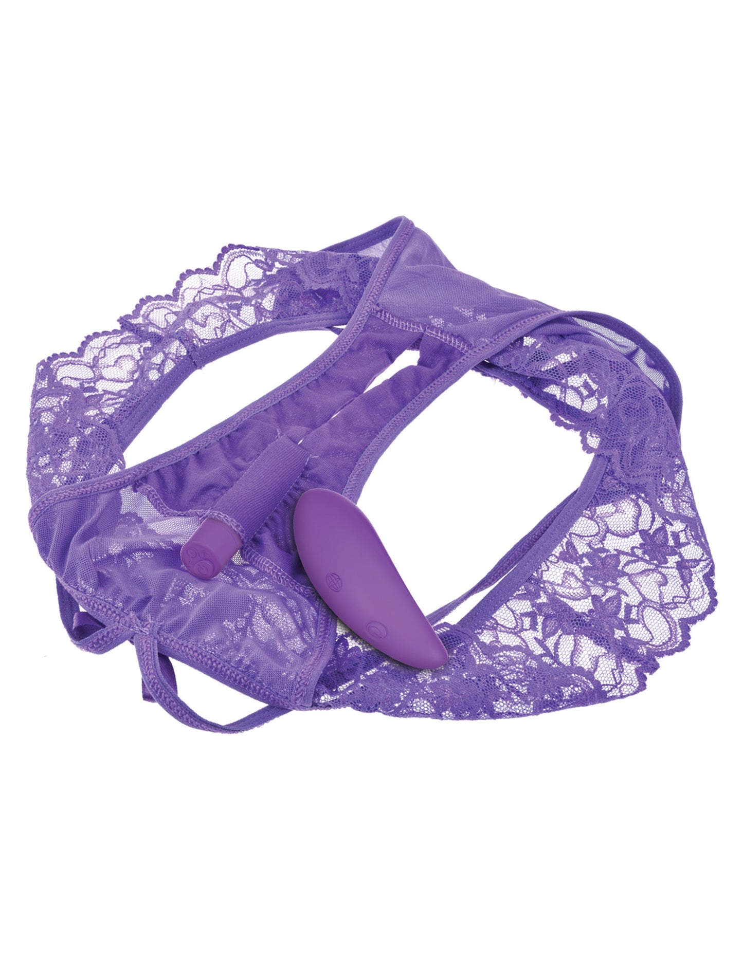 Pipedream Fantasy For Her Rechargeable Crotchless Panty Thrill-Her with Remote Control