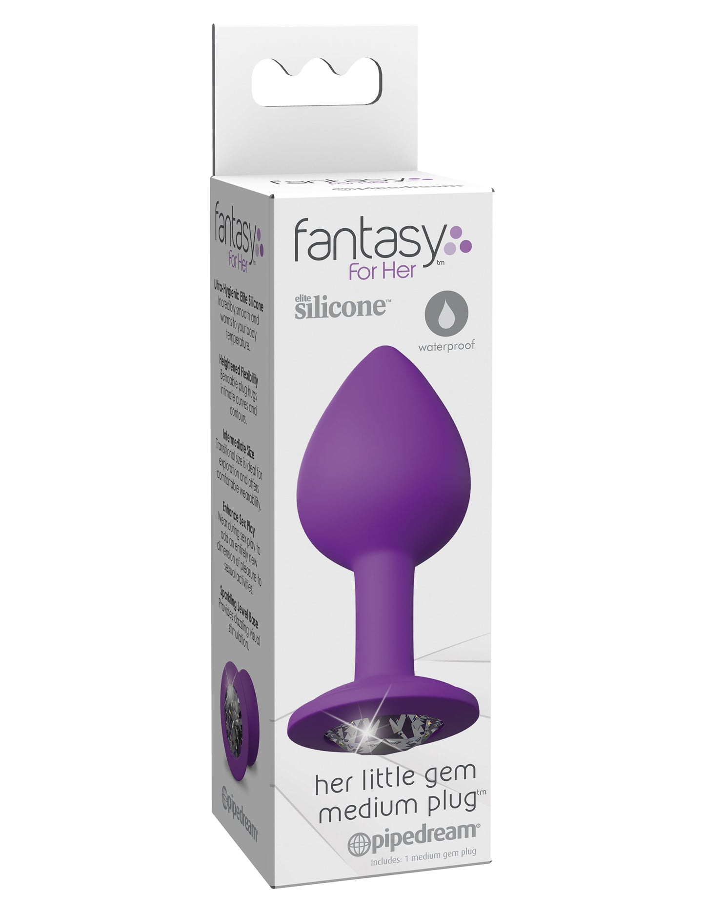 Pipedream Fantasy For Her - Her Little Gem Medium Anal Plug