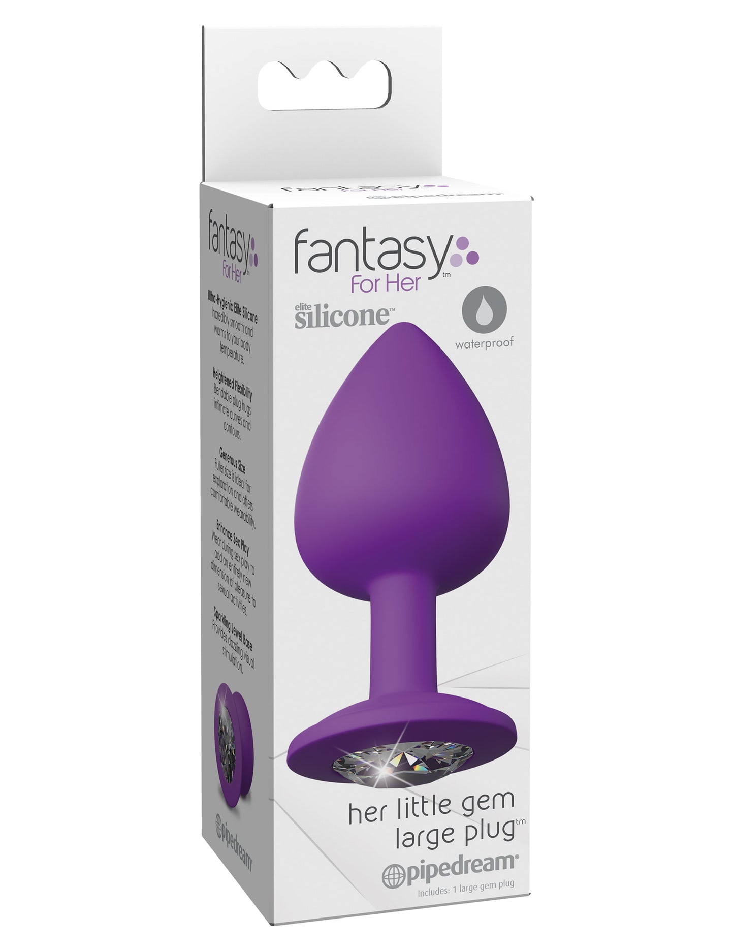 Pipedream Fantasy For Her - Her Little Gem Anal Plug - Large