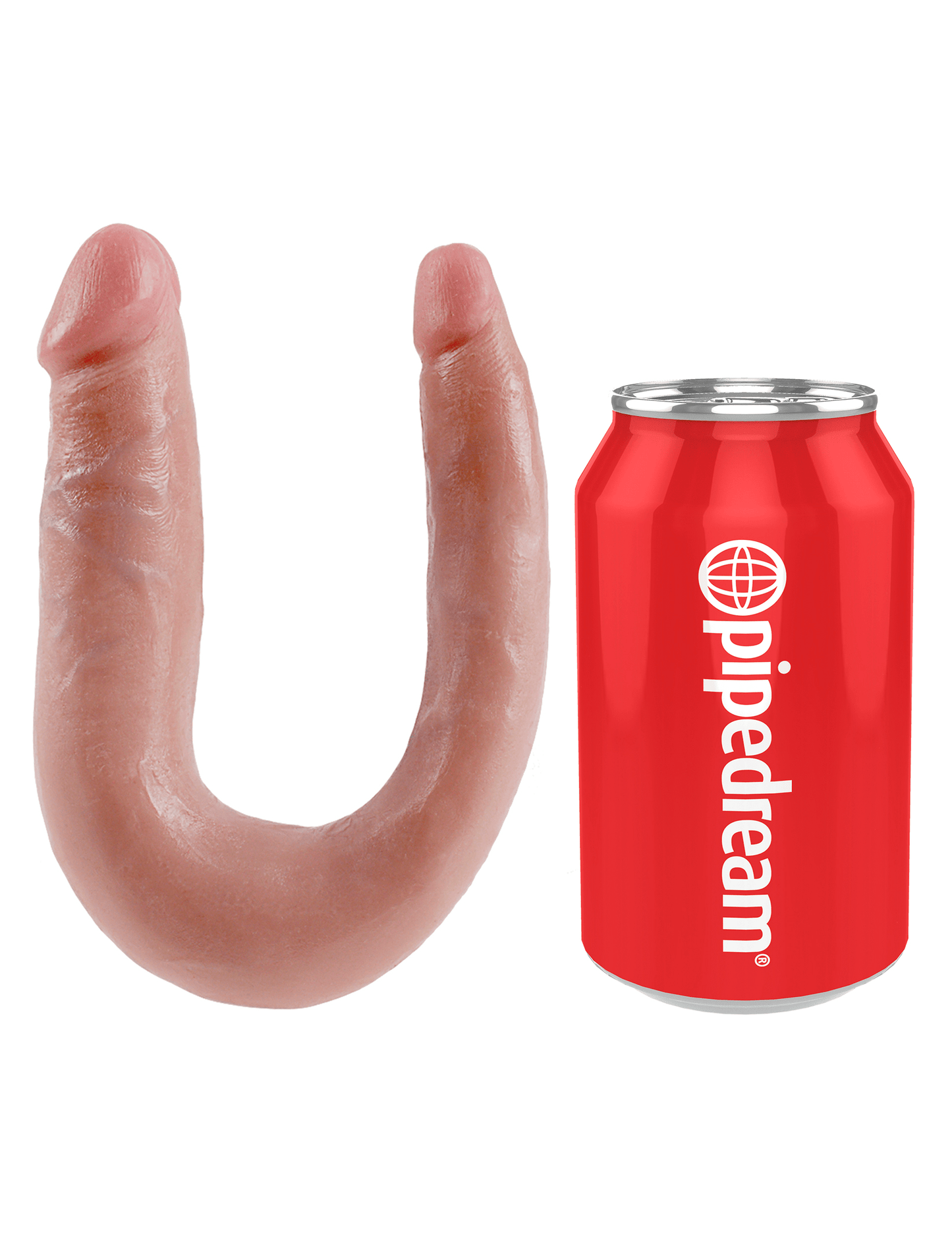 Pipedream King Cock 5" Small Double Trouble Dong - Tan