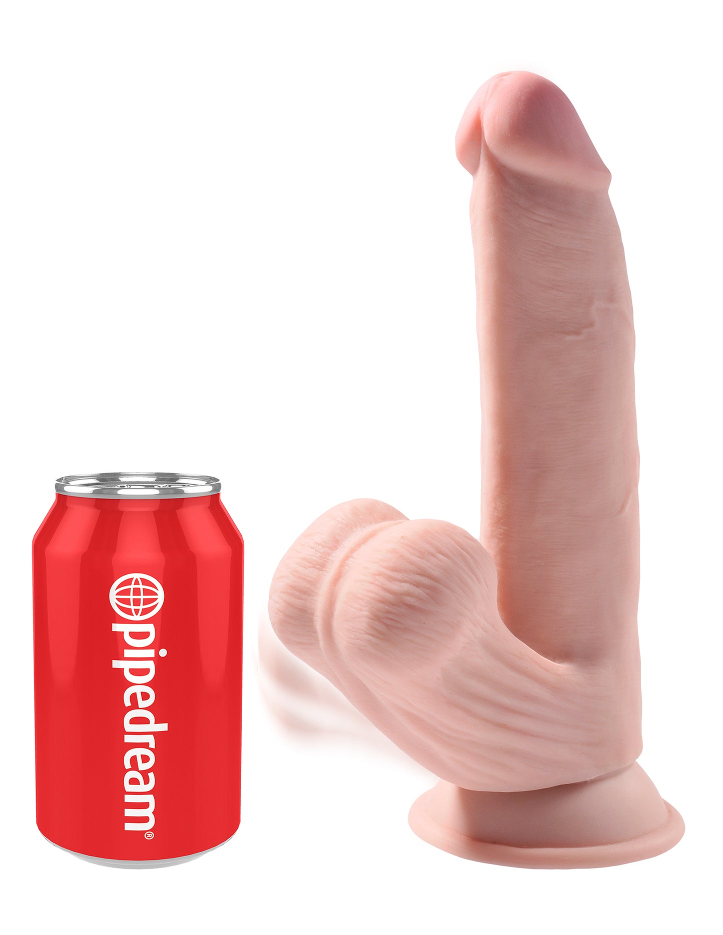 Pipedream King Cock Plus 8" Triple Density Cock with Swinging Balls
