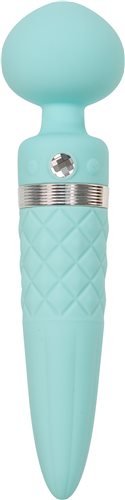 BMS Pillow Talk Sultry Dual Ended Warming Massager - Teal