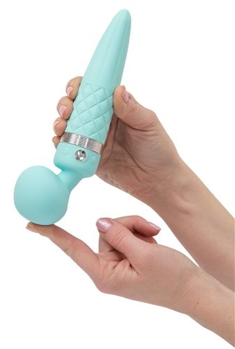 BMS Pillow Talk Sultry Dual Ended Warming Massager - Teal