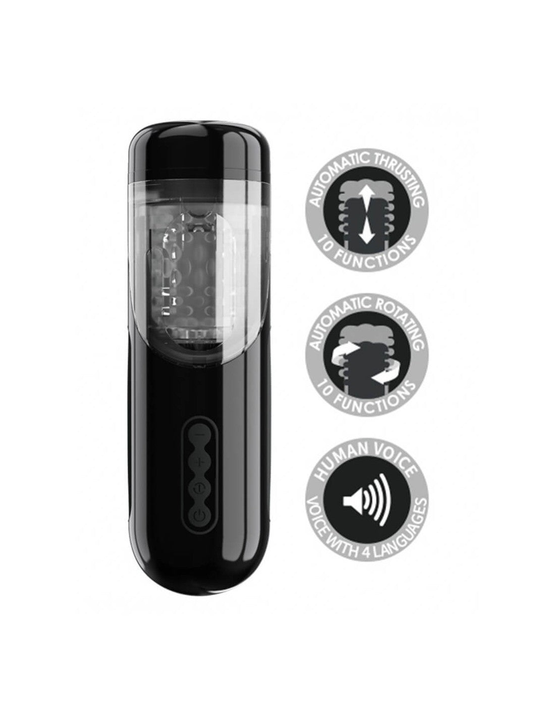 Pretty Love by Baile Lorelei Rotating & Thrusting Masturbator with Voice Integration