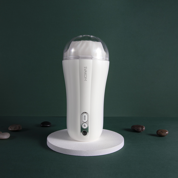 Svakom Robin Powerful Vibrating Masturbator - White