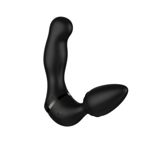 Nexus Revo Twist Interchangeable Vibrating Rotating Prostate & Perineum Massager with Remote Control - Black