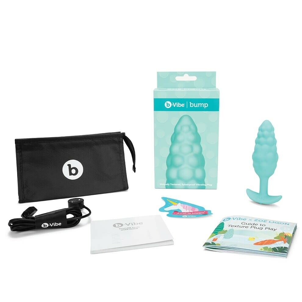 b-Vibe Bump Textured Vibrating Anal Plug