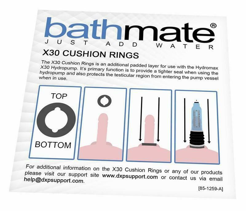 Bathmate Hydromax9 X40 Cushion Pad Rings