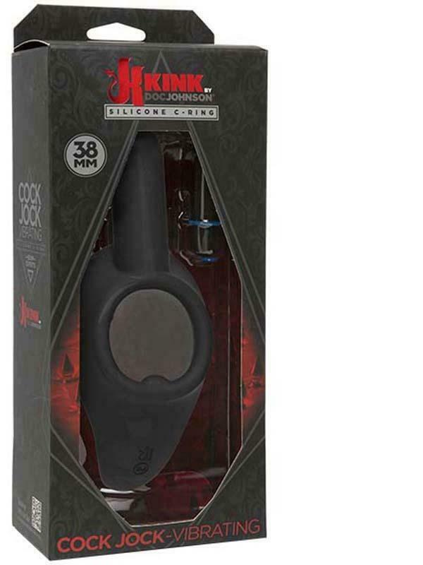Kink by Doc Johnson Cock Jock Vibrating Silicone C-Ring
