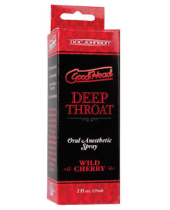 Doc Johnson GoodHead Deep Throat Oral Anesthetic Spray 59ml - Cherry