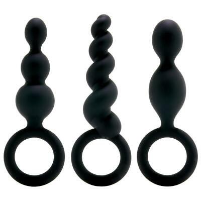 Satisfyer Booty Call Anal Plugs - Black