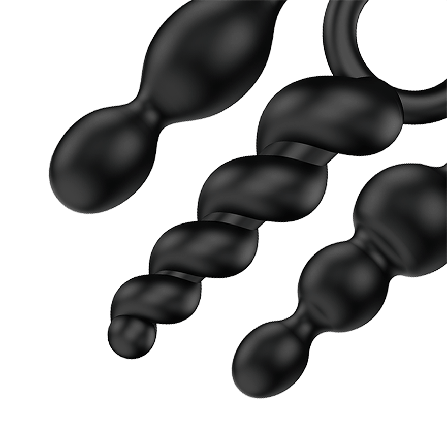 Satisfyer Booty Call Anal Plugs - Black