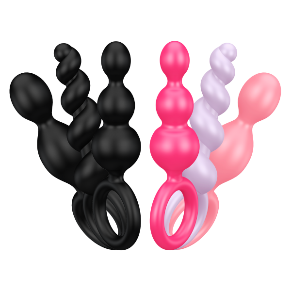 Satisfyer Booty Call Anal Plugs - Black