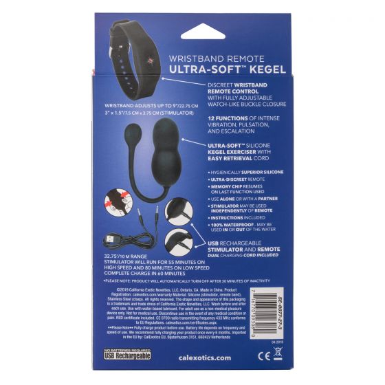 CalExotics Wristband Remote Rechargeable Ultra-Soft Kegel