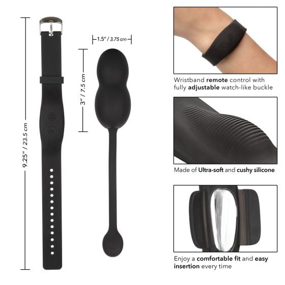 CalExotics Wristband Remote Rechargeable Ultra-Soft Kegel