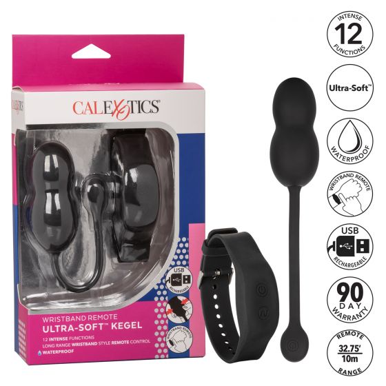 CalExotics Wristband Remote Rechargeable Ultra-Soft Kegel