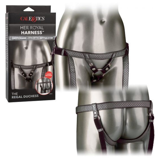 CalExotics Her Royal Harness The Regal Duchess Crotchless Strap-On Harness