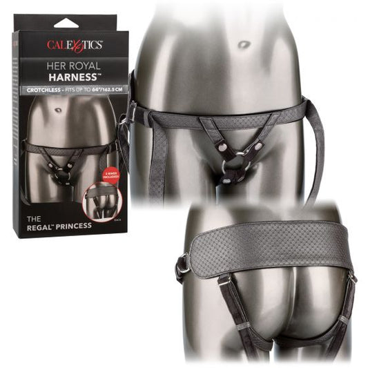 CalExotics Her Royal Harness The Regal Princess Crotchless Strap-On Harness