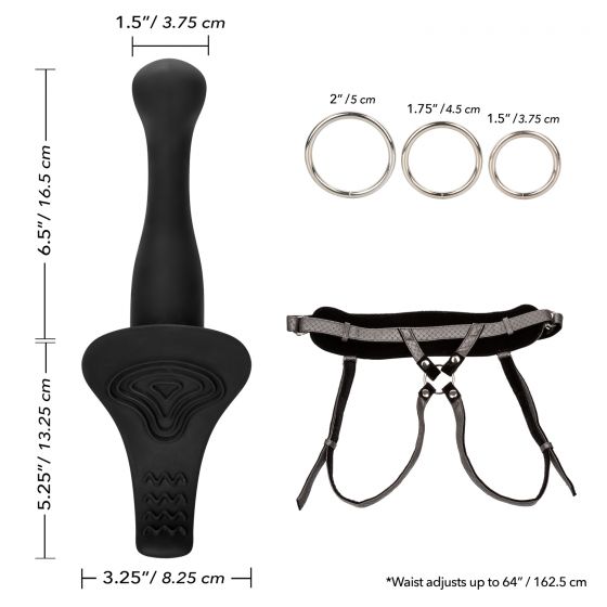 CalExotics Her Royal Harness - The Royal Vibrating Set